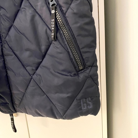 G-star raw denim Doonray quilted weather vest with hoodie - Picture 6 of 8